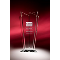 Trio Crystal Vase Award (Large)
